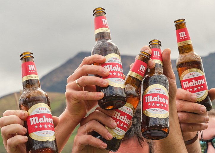 Botellines de Mahou 5estrellas Carrousel 