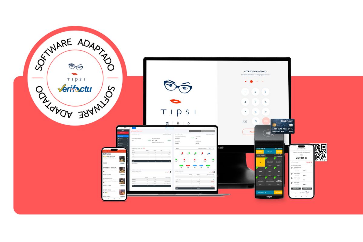 Tipsi, el software de gestión para cumplir con Verifactu